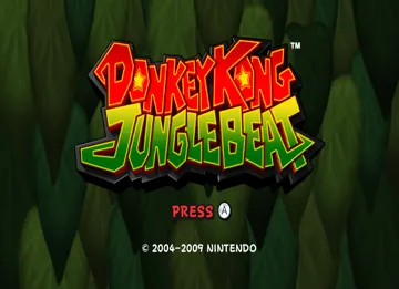 Donkey Kong- Jungle Beat screen shot title